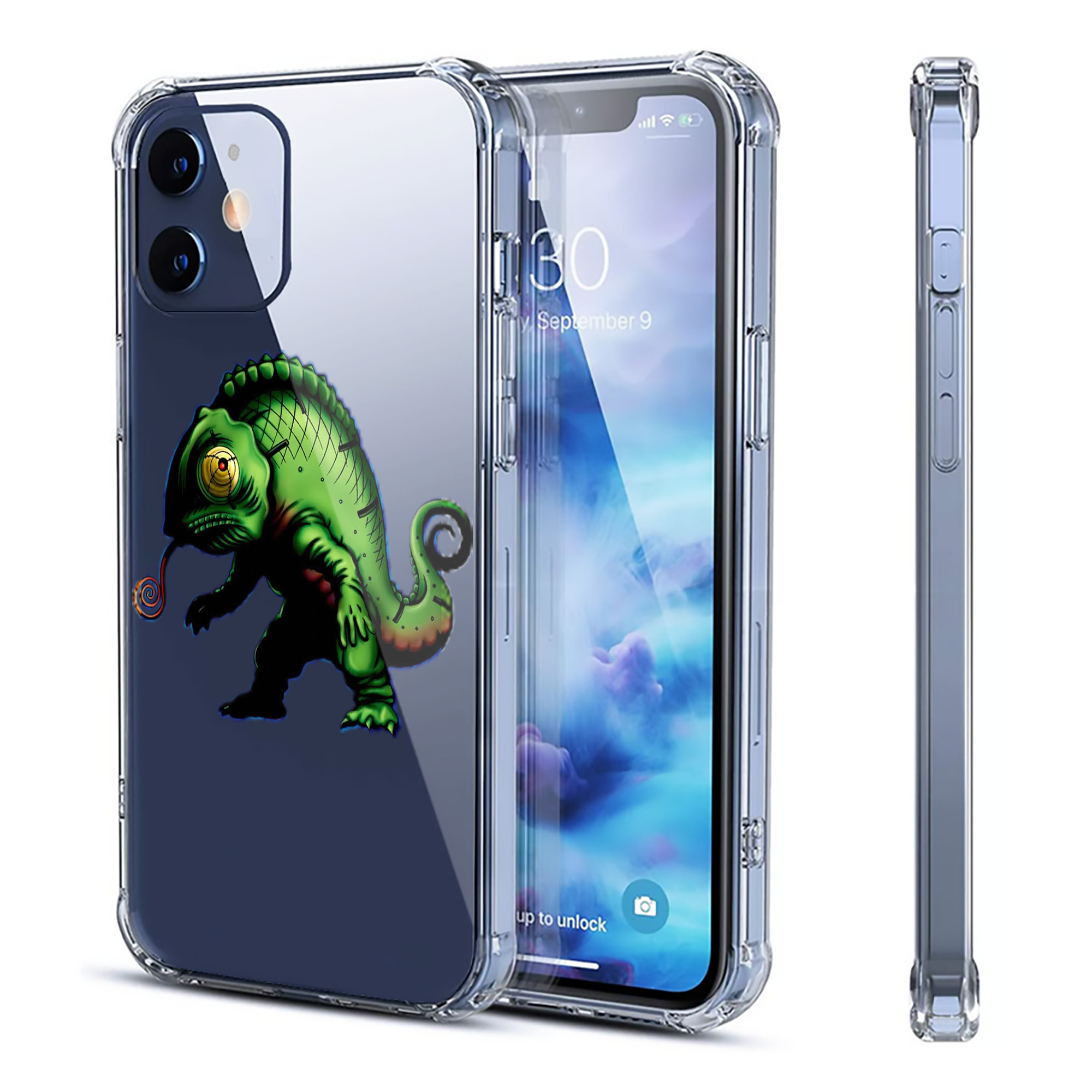 （画像用） 遊☆戯☆王 Yu-Gi-Oh! 【iPhone 12シリーズ対応】透明スマホケース（クリアソフトケース）